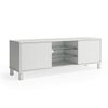 Rack para TV até 42 Polegadas Cristal Branco
