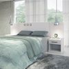 Cabeceira Casal Extensível com 2 Gavetas Plus Branco