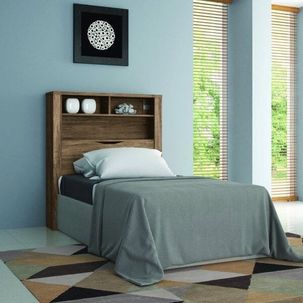 Cabeceira Solteiro com Baú Invicta Santos Andirá Atacama