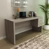 Mesa para Escritório 155cm com 3 Gavetas Reversível ME4113 Carvalho
