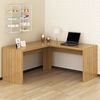 Mesa para Escritório Angular em L 157,3x157,3cm ME4116 Amendoa