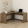 Mesa para Escritório Angular em L 157,3x157,3cm ME4116 Nogal