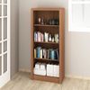 Estante para Livros 3 Prateleiras Me 4137 Amendoa