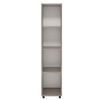 Estante Livreiro Modular 4 Nichos Marselha DRD Móveis Amadeirado Carvalho Smoked Wood
