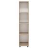 Estante Livreiro Modular 4 Nichos Marselha DRD Móveis Amadeirado Montana Perfect Wood