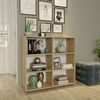 Estante para Livros Multiuso 6 Nichos 81cmx90cm Geórgia Amadeirado Montana
