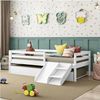 Bicama Solteiro Infantil Prime com Kit Escadinha e Escorrega Casatema Branco