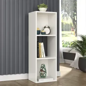 Estante 3 Nichos 90cm Torre Branco