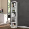 Estante para Livros 5 Nichos 150cm Branco