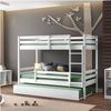 Treliche Teen Play com Grade de Proteção Madeira Maciça Casatema Branco