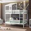 Beliche com Telhado II Casinha Teen Play Casatema Branco