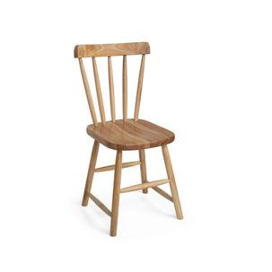 Cadeira Espanha com Assento Anatômico Madeira Eucalipto Natural