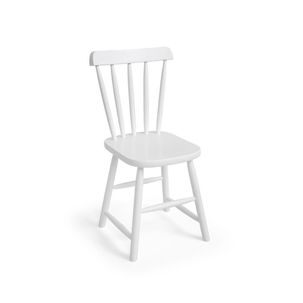 Cadeira com Assento Anatômico MDF Espanha Branco Fosco