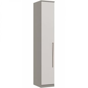 Módulo de Guarda Roupa 1 Porta Elegance Niquel/Blanc