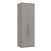 Módulo de Guarda Roupa 2 Portas 2 Gavetas Elegance Móveis Castro NIQUEL/NIQUEL