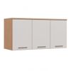 Ponte Modulada Casal 3 Portas Elegance Móveis Castro Angelin/Blanc