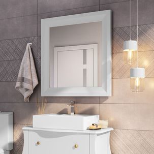 Espelheira 85cm Classe Branco