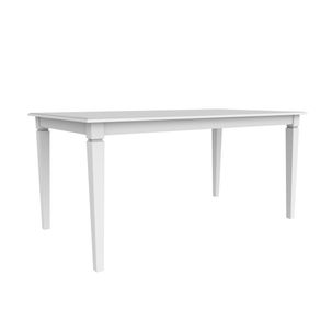 Mesa de Jantar 6 Lugares Tampo MDF 160cm Vogue Artemobili Branco
