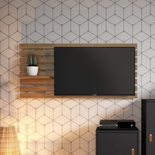 Painel para TV até 32 Polegadas 1 Prateleira Play Artemobili Garapa