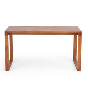 Mesa De Jantar 4 Lugares retangular Madeira Maciça Craft Garapa