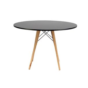 Mesa de Jantar Redonda Eiffel 110cm Casatema Preto