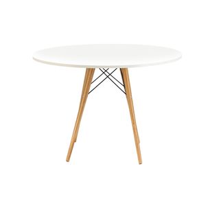 Mesa de Jantar Redonda Eiffel 120m - Branco