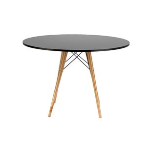 Mesa de Jantar Redonda Eiffel 120 cm - Preto