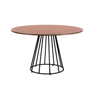 Mesa de Jantar Redonda Industrial Vicking 120 cm - Cinamomo