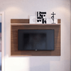Painel para TV até 55 Polegadas 1 Prateleira Maia Nogueira Real/Off White
