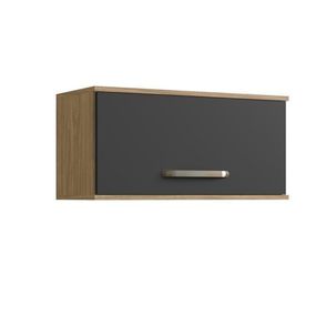 Armário Aéreo Belgica Casamia Mel/Grafite