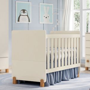 Berço Mini Cama Melody Móveis Estrela Off White