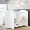 Berço Mini Cama Bala de Menta Branco