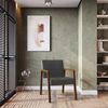 Poltrona Slim Cinza/Marrom