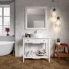 Espelheira 85x80cm MDF Nouvelle Branco