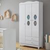 Guarda Roupa Infantil Lolly 3 Portas Branco