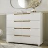 Cômoda 8 Gavetas Doble Branco