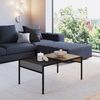 Mesa de Centro Industrial 80cm York Hanover/Preto
