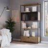 Estante Industrial 2 Portas 1 Gaveta 90cm York Vermont/Preto