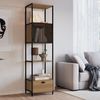 Estante Industrial 1 Porta 1 Gaveta York Hanover/Preto