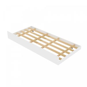 Cama Auxiliar Solteiro 188,6x90cm Dormitório Branco