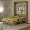 Cama Articulada de Casal com 2 Nichos CM8016 Amendoa