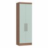 Guarda Roupa Modulado 2 Portas Infinity Macadâmia/Pistache Line