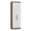 Guarda Roupa Modulado 2 Portas Infinity Macadâmia/Branco Line