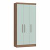 Guarda Roupa Modulado 3 Portas 2 Gavetas Infinity Macadâmia/Pistache Line