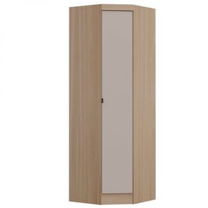 Módulo Canto Oblíquo 1 Porta Classic Nogueira/Gris