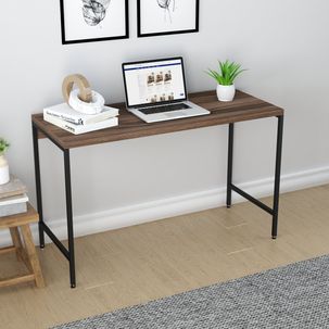 Escrivaninha Estilo Industrial 120cm Active Yescasa Nogal