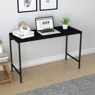 Escrivaninha Estilo Industrial 120cm Active Yescasa Preto Onix