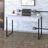 Mesa para Escritório 120cm 2 Gavetas Kuadra Branco Chess