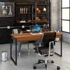Mesa para Escritório 150cm 2 Gavetas Kuadra Nogal