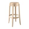 Conjunto 2 Banquetas em Polipropileno Shine Plus Cappuccino
